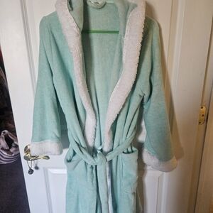 Ulta Beauty Mint Green Plush Robe